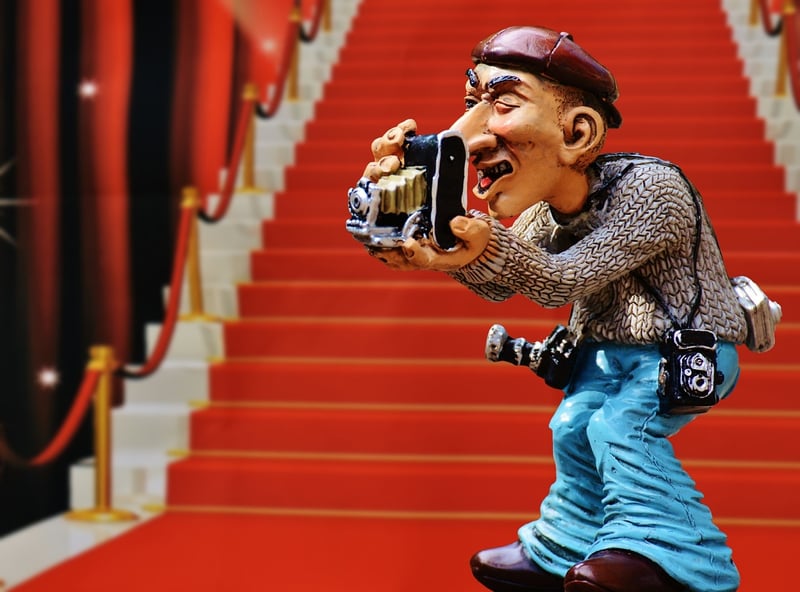 Celebrity red carpet drama